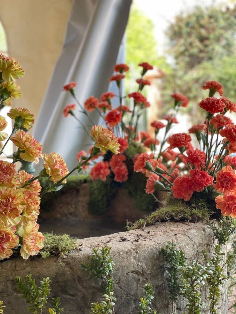 decoración floral en fincas