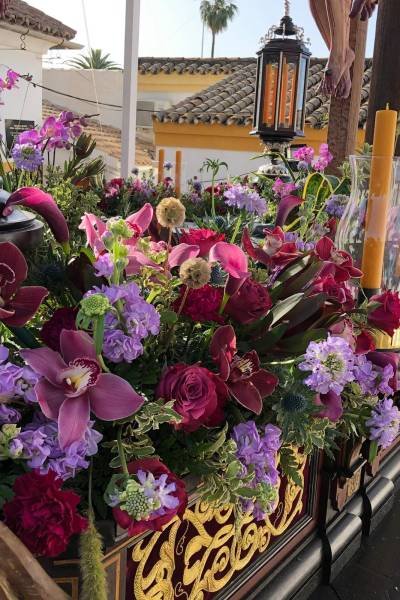 Encargo para un santo de Semana Santa realizado por Edén Flores y Eventos